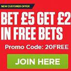 new customer free bet